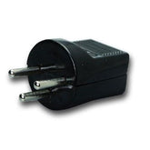 Straight plug - "Hadar" black